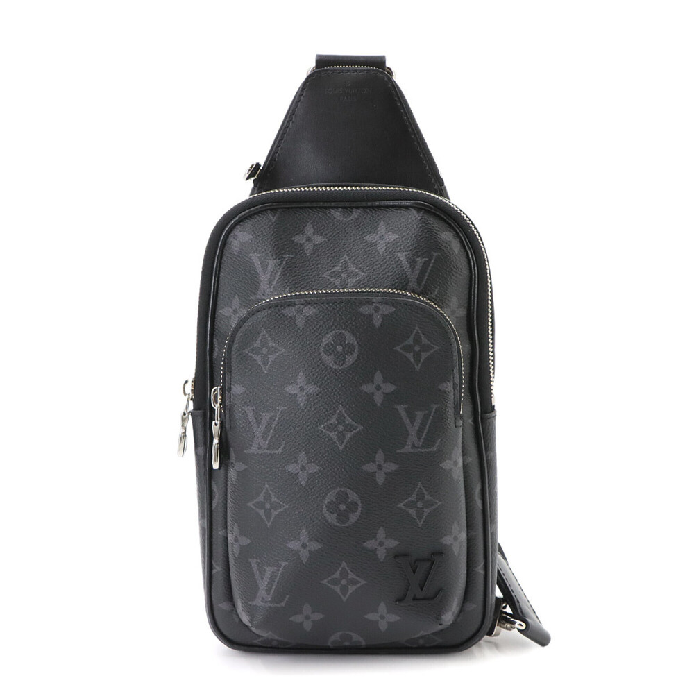 Louis Vuitton Avenue Sling Bag PM Monogram Eclipse Body Handbag Black M47137 ...